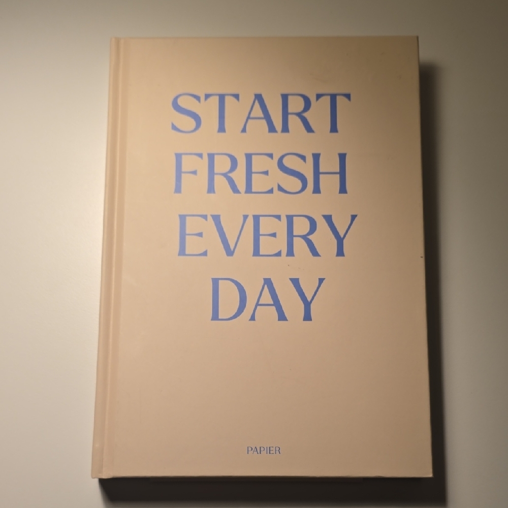 Start Fresh Every Day Hardcover Journal - Papier